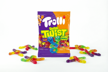 Żelki Trolli Squiggle Twist robaki owocowe 1000 g