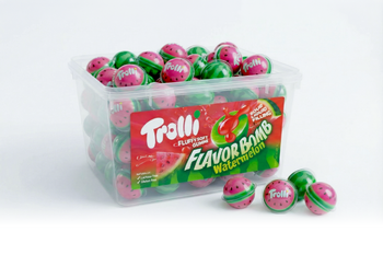 Trolli Flavor Bomb Watermelon 1128 g Żelki Arbuzy z Kwaśnym Nadzieniem