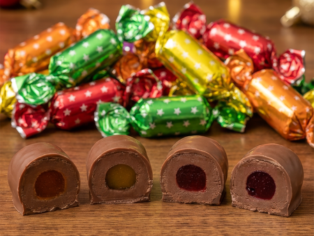 Cukierki czekoladowe Frutki z galaretką w trufli 1 kg