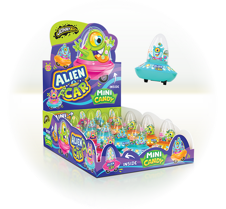 Alien Car 12 pcs. Johnybee