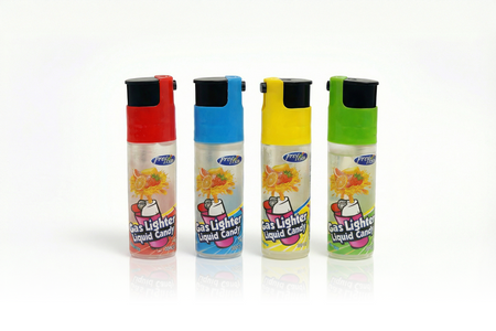Gas Lighter Liquid Candy 30 Stk. x 20 ml – Flüssige Sprühsüßigkeit | Gadget-Süßwaren