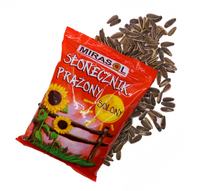 Słonecznik niełuskany prażony solony 150g Nowe ziarno!!