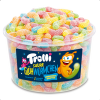 Żelki robaczki Trolli 150szt.