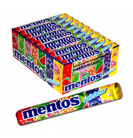 Cukierki Mentos Rainbow 40 szt.